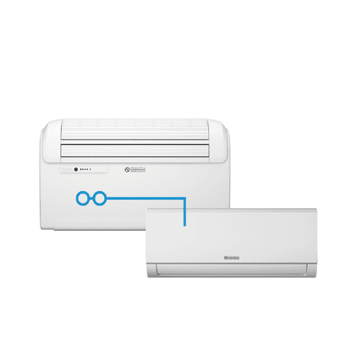 Olimpia Splendid Unico Twin Master 30HP RFA + Unico Wall S1 All In One Heat Pump Air Conditioner