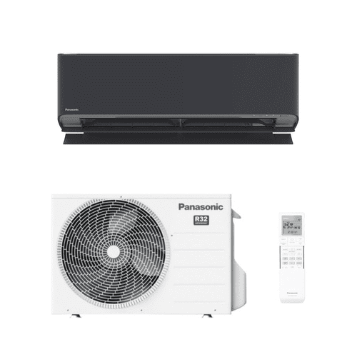 Panasonic Air Con Etherea KIT-XZ42-ZKE-H Graphite Wall Mount Heat Pump R32 A++ Install Kit
