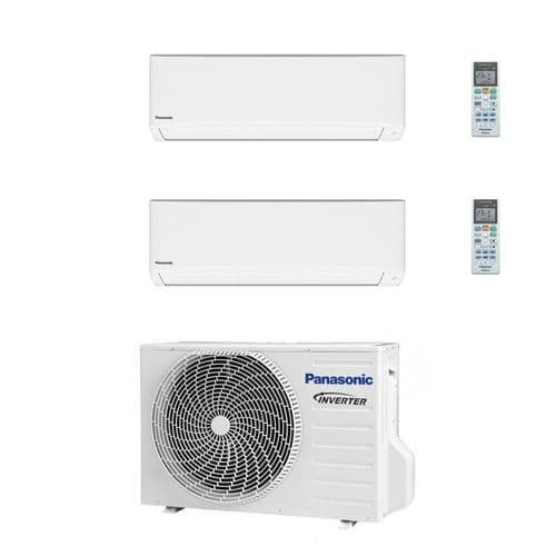 Panasonic Air Conditioning 2 x CS-TZ25TKEW Wall Multi CU-2Z41TBE 4.1Kw/14000Btu A++ 240V~50Hz