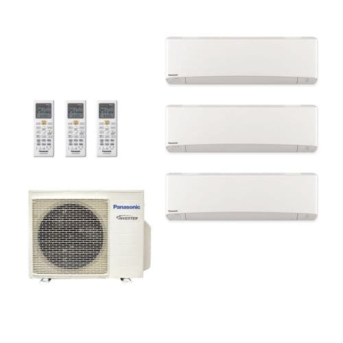 Panasonic Air Conditioning 3 x CS-TZ20TKEW Wall Multi CU-3Z52TBE 5.2Kw/18000Btu A++ 240V~50Hz