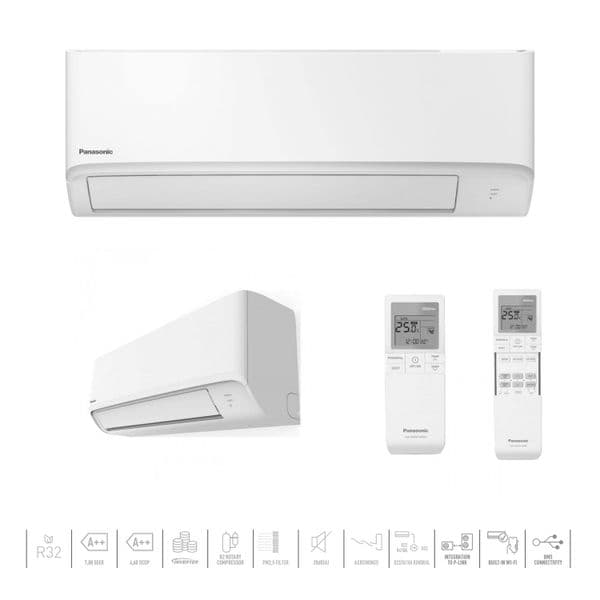 Panasonic Air Conditioning 3 x CS-TZ20WKEW Compact Wall Multi CU-3Z52TBE 5.2Kw/18000Btu A++ Wi-Fi