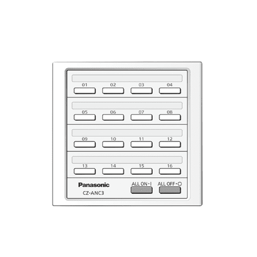 Panasonic CZ-ANC3 Central ON/OFF Controller for Up to 16 Groups and 64 Indoor Units