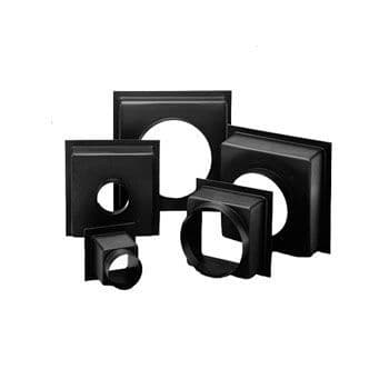 Polymer Plenum Boxes 550 x 550 x 200mm With Top Entry Spigot Of 200mm