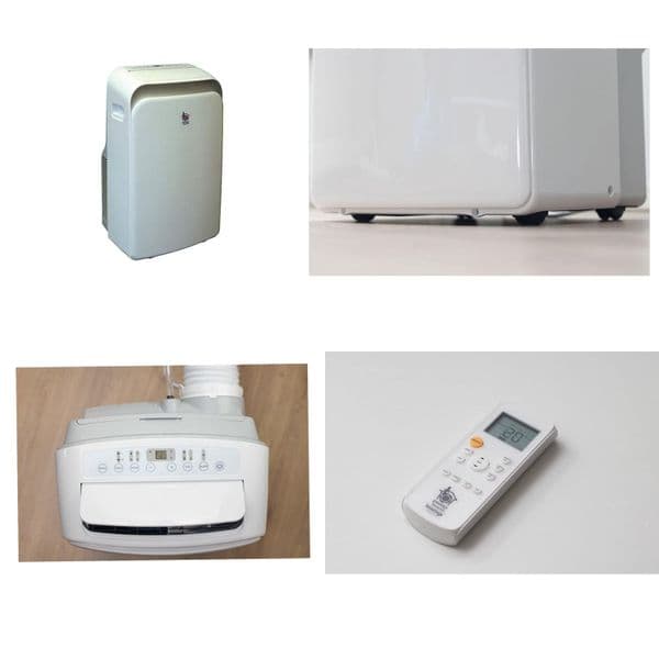 Portable Air Conditioning Pumphouse PAC-H-12 Heatpump + Remote Control A 3.5Kw/12000Btu