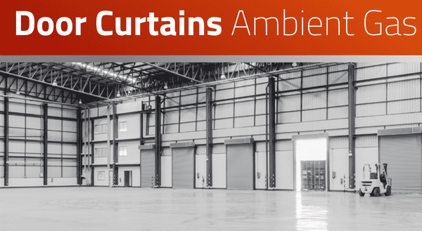 Powrmatic BAR3/GFAC Gas Fired Heated Door Curtain 1750mm 8100m³/h 40Kw/136000 220-240V~50Hz