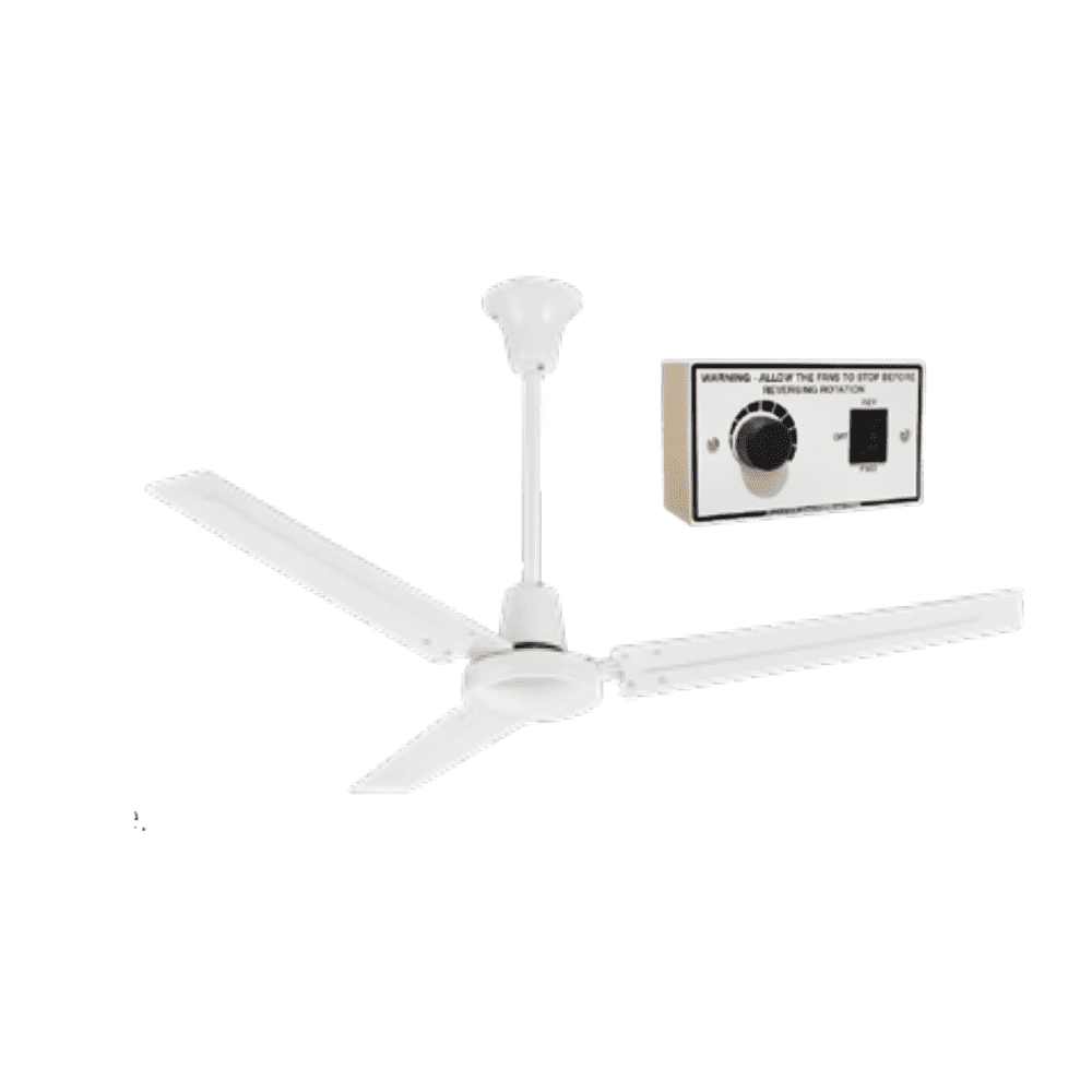Powrmatic HCF1400 Low Velocity Destratification Fan 3 Blade 9972M3/Hr ...