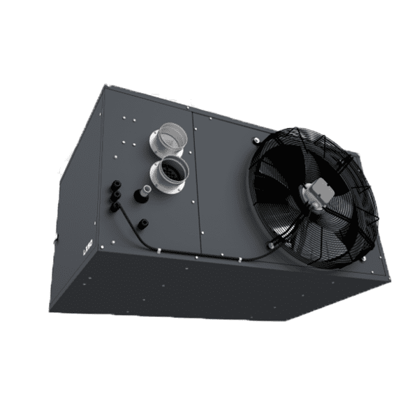 Powrmatic LX50 ErP Suspended Warm Air Unit Heater NG & LPG Fired Options 50Kw/170000Btu 240V~50Hz