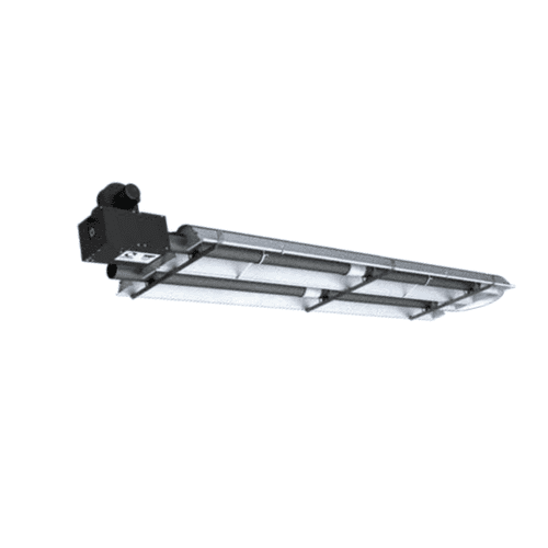 Powrmatic PVDL20 Warehouse Double Linear Radiant Vacuum Tube Heaters 44kW/150000Btu 220-240V~50Hz