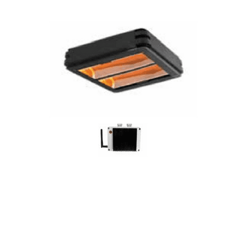 Powrmatic SQ30V2 Electric Quartz Vertical Industrial Infrared Heater 3Kw/12000Btu 220-240V~50Hz