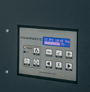 Powrmatic Vx120 Floor Standing Cabinet Heater NG & LPG Fired 120Kw/408000Btu 240V~50Hz