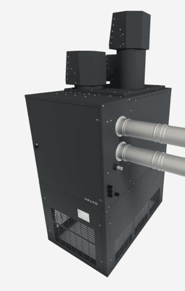 Powrmatic Vx120 Floor Standing Cabinet Heater NG & LPG Fired 120Kw/408000Btu 240V~50Hz