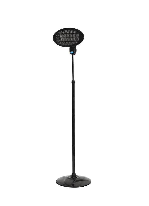 Prem-I-Air EH0369 Pole Mounted Patio Heater Free Standing Quartz Patio Heater 2kW / 7000Btu