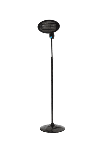 Prem-I-Air EH0369 Pole Mounted Patio Heater Free Standing Quartz Patio Heater 2kW / 7000Btu
