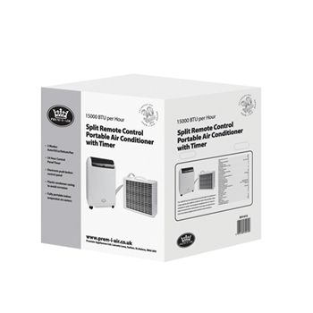 Prem-I-Air EH1413 4.1Kw/15000Btu Split Portable Air Conditioner Missing Control Un-Used