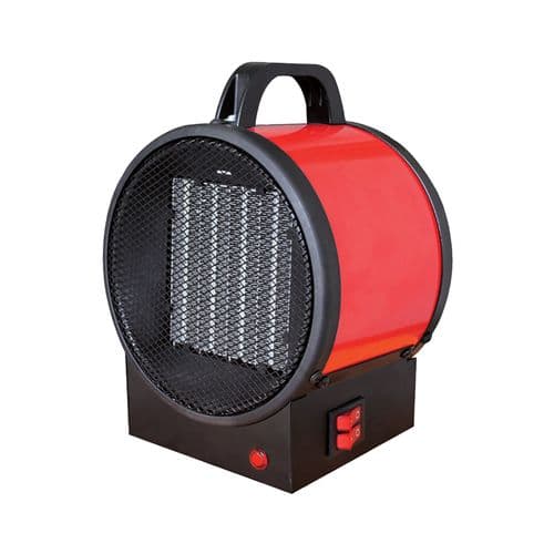 Prem-i-air EH1610 Utility PTC Electrical Fan Heater With 2 Heat Settings 2Kw / 7000Btu 240V~50Hz