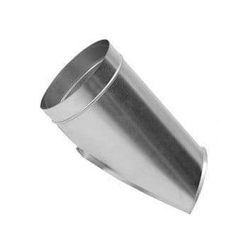 Pressed Duct 45 Deg Saddle Fitting For Circular Spiral Ducting 80mm To 630mm