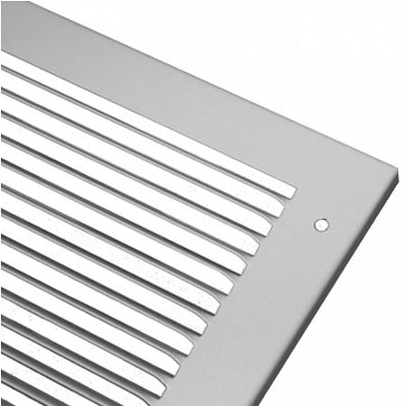 Pressed Steel "Return air" Grille White Finish 100mm To 600mm