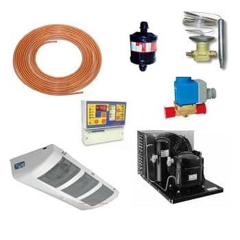 Provisions Holding Room Refrigeration Plant +2 to +4DegC for Room Size Up to 8 cubic Metres 240V~50Hz