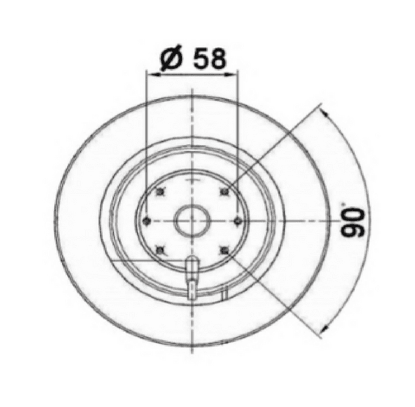 PSP FCI-4-250/100-1 Forward Curved Fan 250 mm 230V~50Hz/60Hz