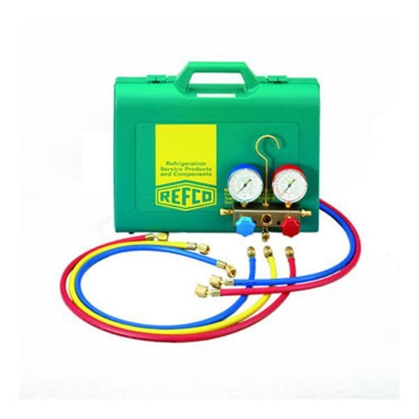 Refco Refco clim 2 way Air Conditioning And Refrigeration Manifold Set R134a ...