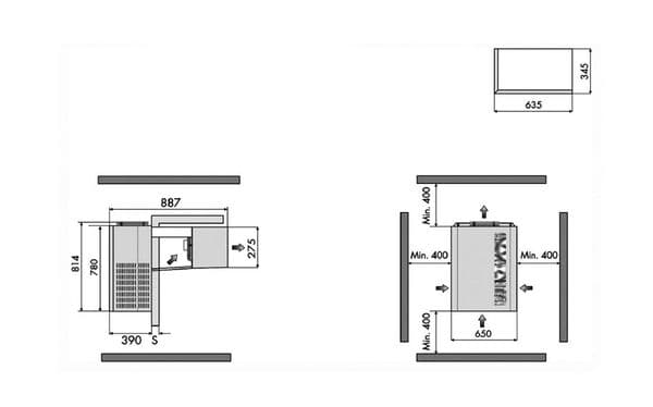 RivaCold FTL012G011 Refrigeration Monoblock Wall Mounted Low Temperature R452 -15C/-25C 240V~50Hz