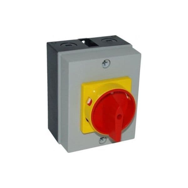 Rotary Isolator SALZER IP66 20 Amp 4 Pole