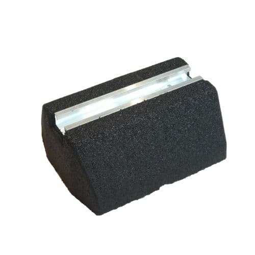 Rubber Foot Air Conditioning Floor Bracket 1000mm 41mm x 20mm Aluminium Channel Recess RFS-1000