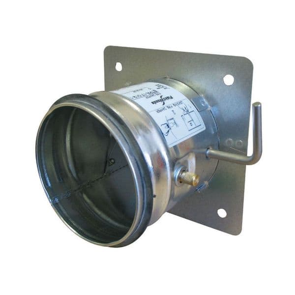 S&P Single Leaf Metal Duct Fire Damper With EPDM Rubber Gaskets 125mm