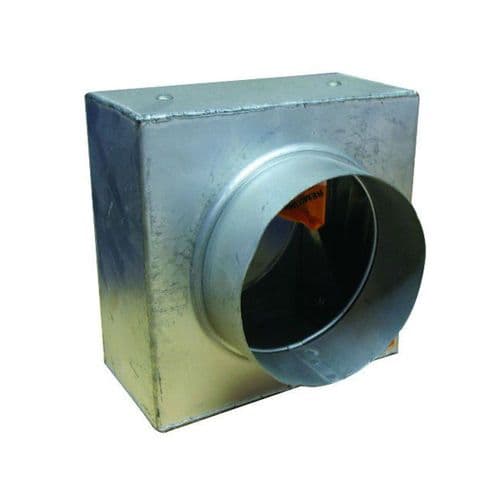 S&P Spigotted Metal Duct Fire Damper 150mm