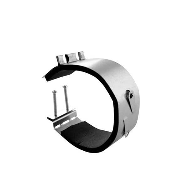 S&P Spiral Ducting Fast Anti-Vibration Clamp With Mounting Screw Clips 125mm