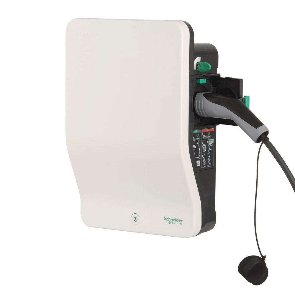 Schneider Electric "EVlink 2" Electric Vehicle Charger With Type 2S Shuttered Socket 3.7kW 240V~50Hz