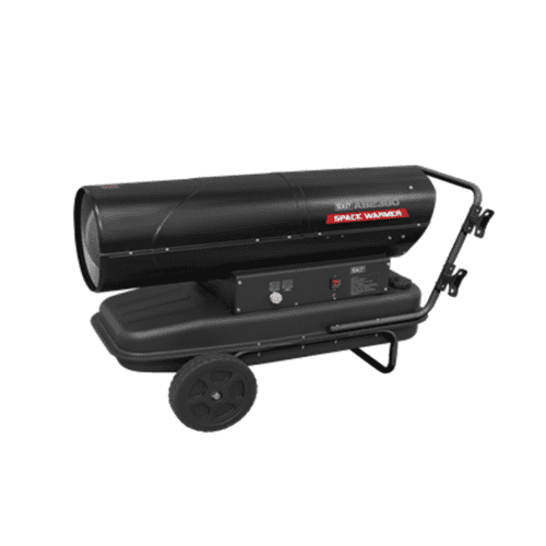 Sealey AB2380 Space Warmer Kerosene Diesel Heater with Wheels 70Kw/240000Btu/hr 230V~50Hz
