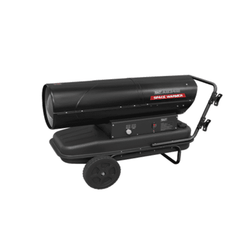 Sealey AB3412 Space Warmer Kerosene/Diesel Heater with Wheels 110Kw/340,000Btu/hr 230V~50Hz