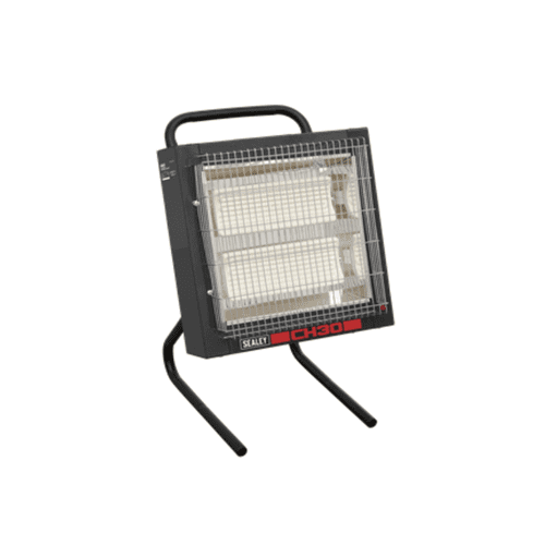 Sealey CH30 Ceramic Heater 7-day Timer Supplied with Cable and 3-pin Plug 1.4/2.8kW 220V~50Hz