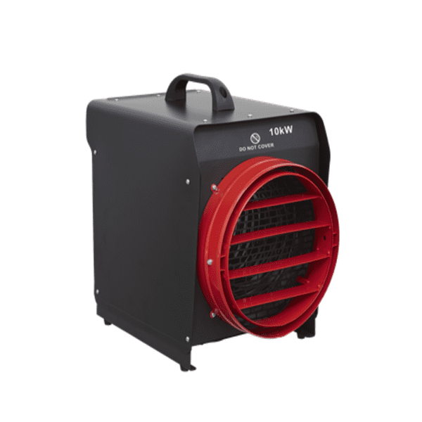 Sealey DEH10001 Industrial Electric Fan Heater 6m ducting 32A 5 Pin plug 10kW/34000Btu 415V~50Hz