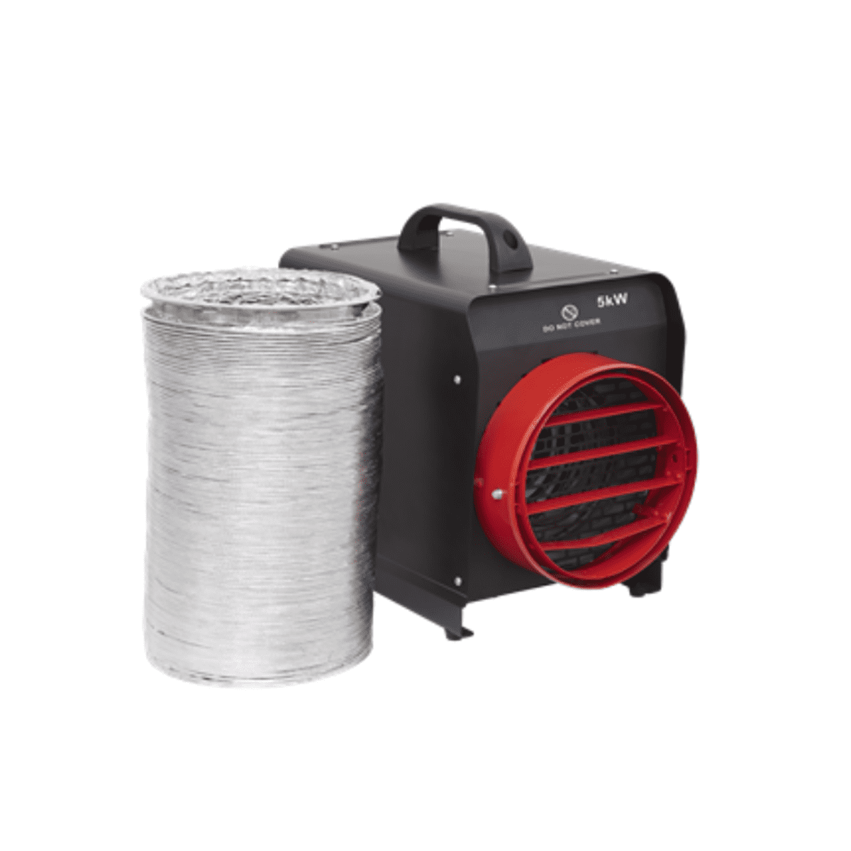 Sealey DEH5001 Industrial Electric Fan Heater 6m ducting 16A