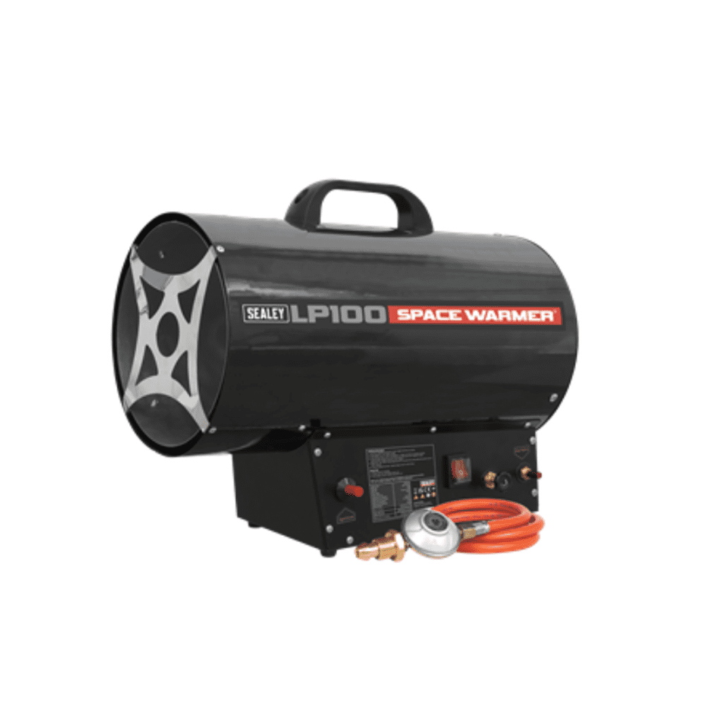 Sealey LP100 Space Warmer Industrial Fan Assisted Propane Heater 30Kw