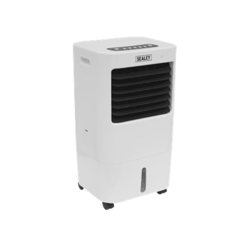 Sealey SAC13 Portable Air Cooler/Purifier/Humidifier Remote Control 13 Litre Water Tank 240V~50Hz