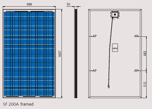 Self Install Solar-Fabrik Modules x 10 panels (1890 Watt) + Grid Tie Invereter