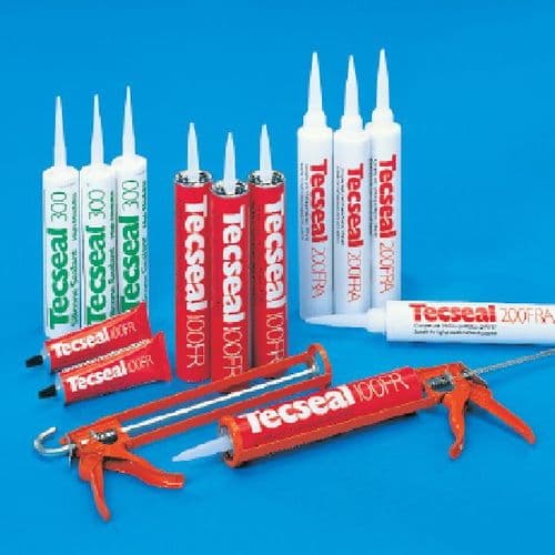 Tecseal 100FR High Quality Solvented Duct Sealant 380cc Cartridge Tube