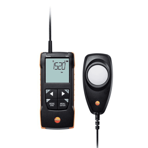Testo 545 Bluetooth Digital LED/Light Lux Meter IP44 0-100,000 Lux 70 Hr Battery Life