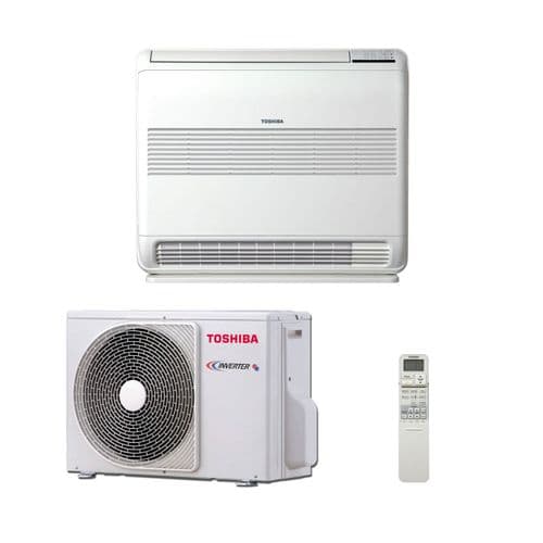 Toshiba Air Conditioning Bi-Flow Floor Console RAS-B10U2FVG-E1 RAS-10PAVSG-E 2.5Kw R32 220-240V