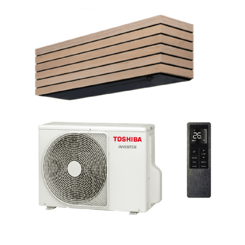 Toshiba Air Conditioning DAISEIKAI Wood RAS-B13S4KVDG-E RAS-13S4AVPG-E Wall 3.5kW Install Kit