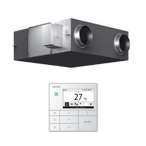 Toshiba Air Conditioning MMD-UPV0801HY-E Air-to-Air Heat Exchanger + DX Coil 960 m³/h 8Kw 220-240V