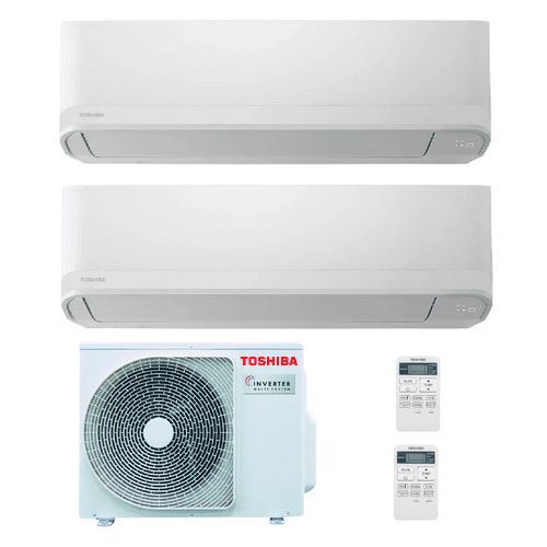 Toshiba Air Conditioning RAS-2M14G3AVG-E Multi-Split With 2 × SEIYA Wall RAS-B10S4KVG-E A++