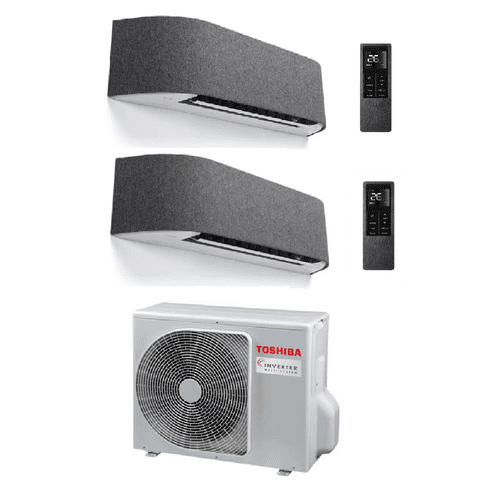 Toshiba Air Conditioning RAS-2M18G3AVG-E Multi-Split 2 Ã— Haori Wall Mounted RAS-B13N4KVRG-E1 A+++