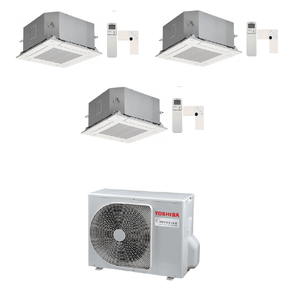 Toshiba Air Conditioning RAS-3M26G3AVG-E Multi Split 3 Ã Compact Mini ...