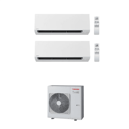Toshiba Air Conditioning RAS-5M34G3AVG-E Multi-Split 2 ×Shorai Edge Wall Mount RAS-B18S4KVG-E A+