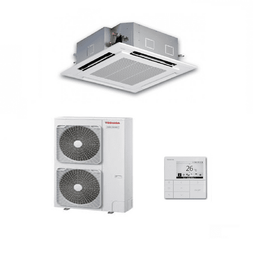 Toshiba Air Conditioning RAV-GV1601ATP-E RAV-HM1601UTP-E 4-Way Cassette Inverter Heat Pump 13Kw 1Ph