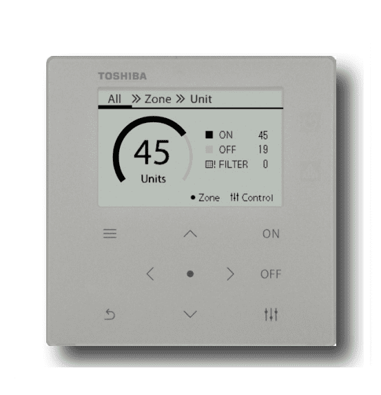 Toshiba Air Conditioning RBC-AC2 Unit Auto Change-Over Panel 2 Run / 1 ...